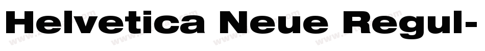 Helvetica Neue Regul字体转换